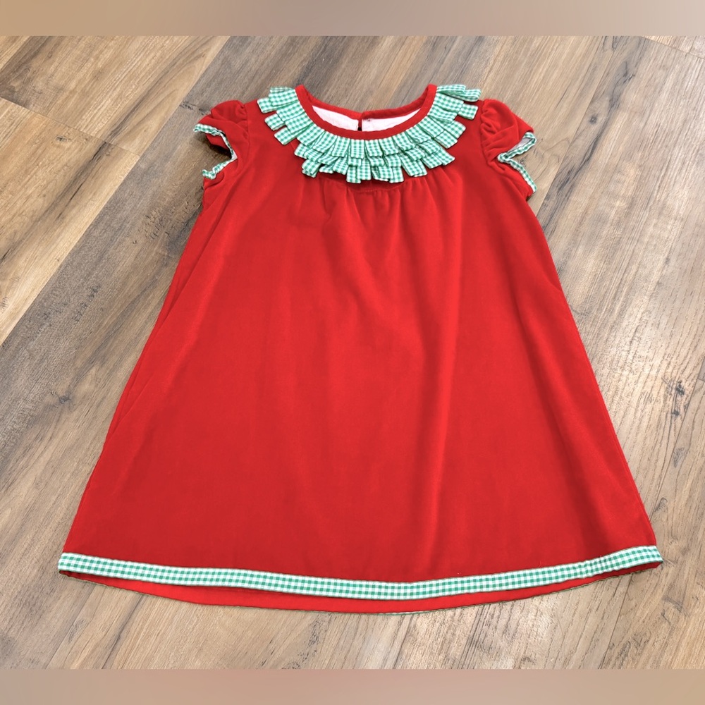 NWT Girls Velvet Christmas Dress Size 6